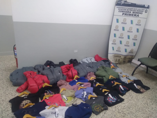 Moreno: detenidos por robo en banda a comercios 