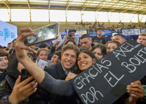 Kicillof anunció la implementación del Boleto Estudiantil para el nivel terciario