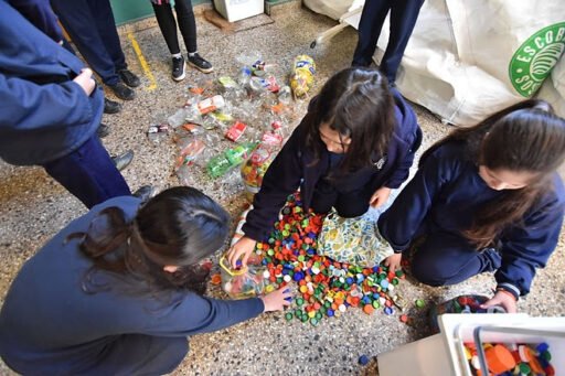 Escuelas escobarense recolectaron 25 toneladas de plásticos de un solo uso 