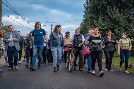 Mariel Fernández inauguró obras en Moreno Sur